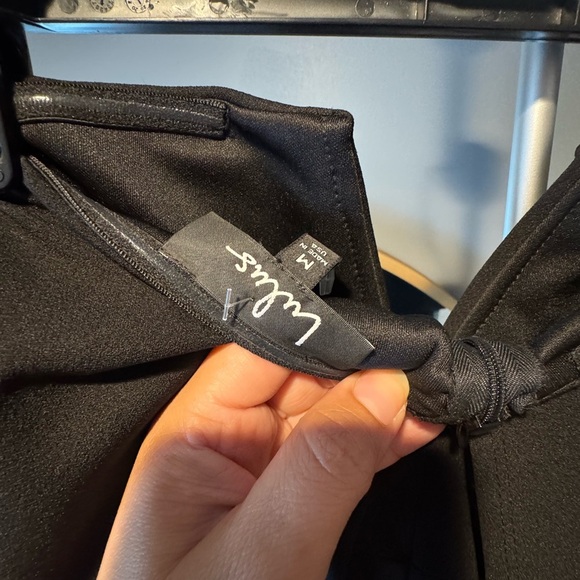 Elegant Black Strapless Jumpsuit - Picture 7 of 7